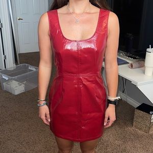 Urban outfitters leather dress
